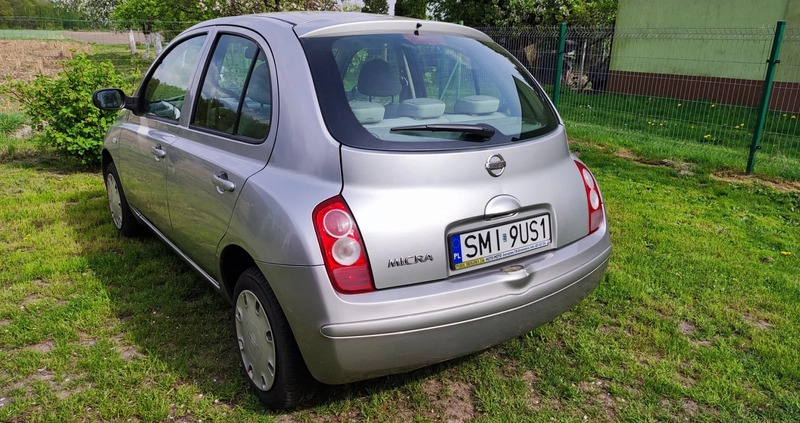 Nissan Micra cena 7800 przebieg: 170721, rok produkcji 2006 z Złotów małe 79